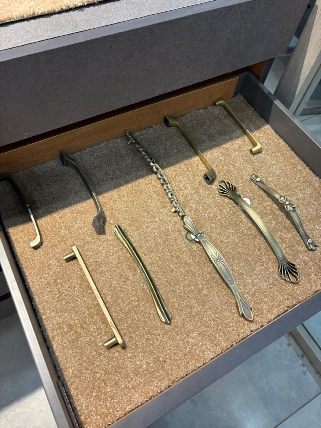 Satin nickel finishes